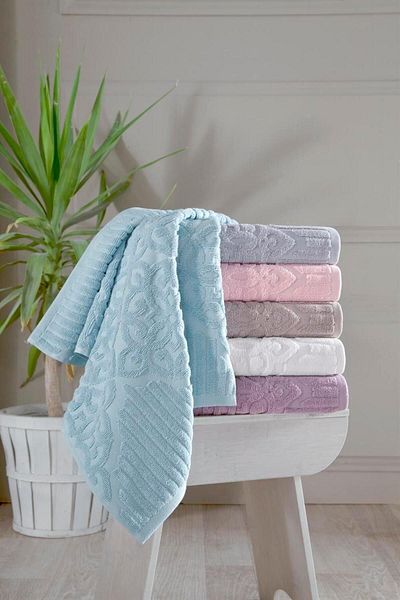 Altınbaşak Emma Jacquard 100% βαμβακερή πετσέτα μπάνιου Μέγεθος: 70 X140