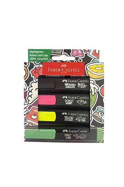 Faber Castell Faber-Castell Fosforlu Kalem Graffiti Textliner 46 4 Renk