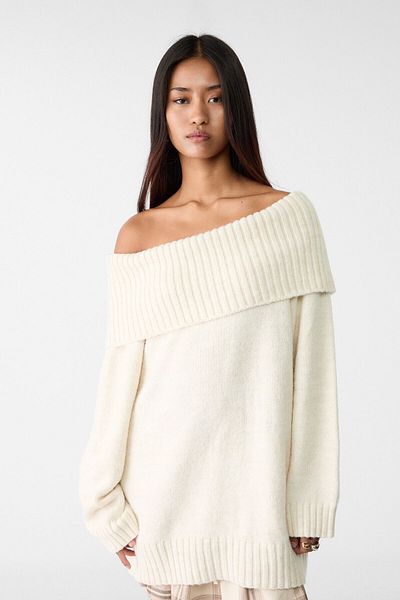 Stradivarius Open Shoulder Knitwear Sweater