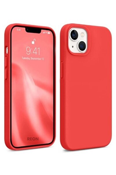 REON Iphone 13/14 Uyumlu Içi Kadife Lansman Silikon Kılıf Kapak Siyah