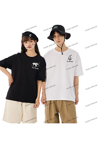 Tarzsokak New Season Tir Harajuku Style Couple Lover Couple Ρούχα - 2 Τεμάχια