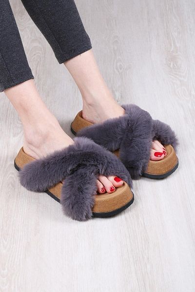 Glenz Papuci Daily Cross Plush pentru femei Ts1132