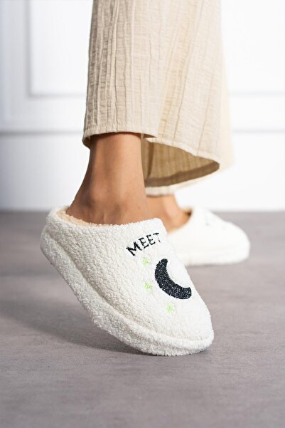 Glenz Γυναικείες παντόφλες σπιτιού με βελούδινο σχέδιο - Γούνινο TS1179