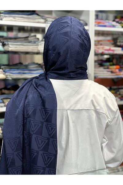 PİRAMİT Aura Logo Pattern Shawl