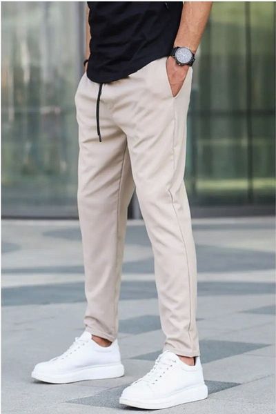 Offbeat Men's Jogger Trousers - Waist Tied, Double Leg