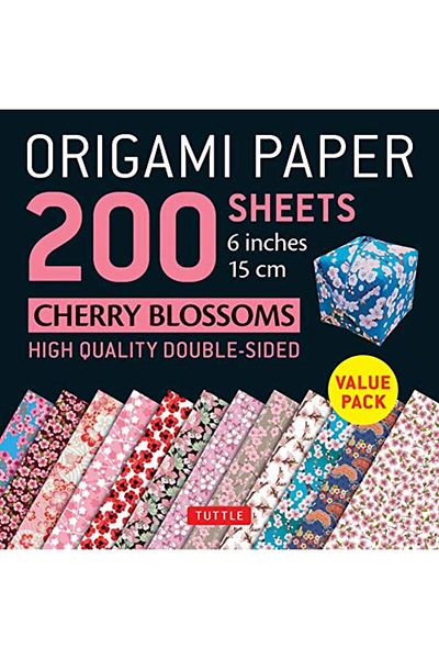Ingram Origami Paper 200 Sheets Cherry Blossoms 6 Inch 15 Cm