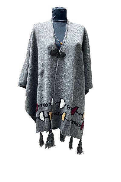 mim eşarp Akmoda - Thick Winter Knitwear Long Poncho