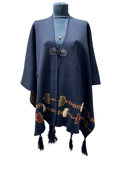 mim eşarp Akmoda - Thick Winter Knitwear Long Poncho