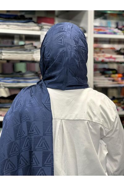 PİRAMİT Aura Logo Pattern Shawl