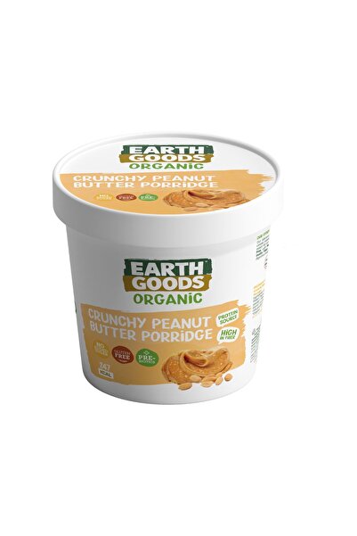 Earth Goods Organic Gluten Free Crunchy Peanut Butter Porridge 60g