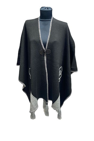 mim eşarp Akmoda - Thick Winter Knitwear Long Poncho