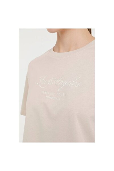 lumberjack Μπεζ μπλουζάκι