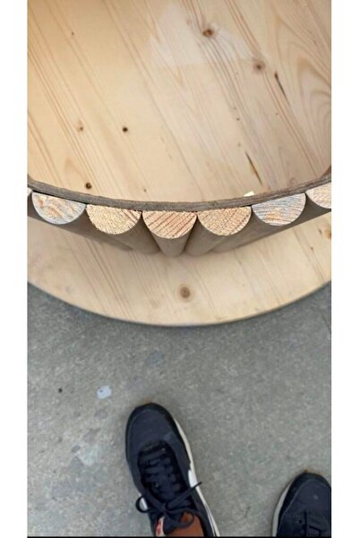 Marangozi Ahşap Çıta Yarım Daire 20 Cm - 50 Adet