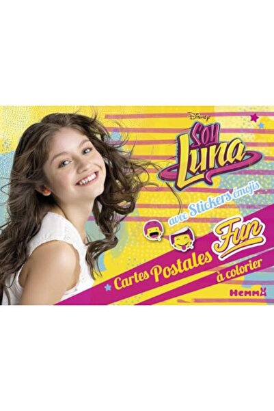 Hemma ديزني الصويا لونا كارتيس Postales المرح A Colorier Avec ملصقات Emojis