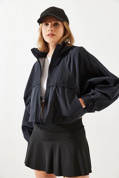 Bianco Lucci Women's Raincoat with Hood and Back Cover Mbms001 - 60501001