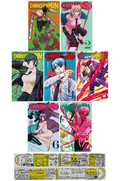 Gerekli Şeyler Yayıncılık Chainsaw Man 1-2-3-4-5-6-7. Ciltler Manga Seti + Ma...