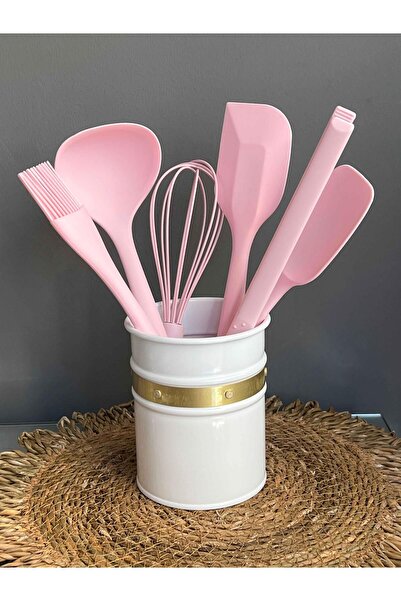 ROSSEV Silicone Serving Set 7 Pieces Pink
