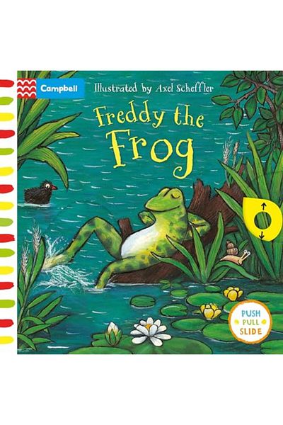 Macmillan Distribution Freddy The Frog A Push Pull Slide Book