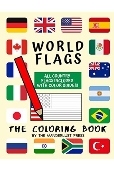 Ingram World Flags The Coloring Book A Great Geography Gift For Kids And Adul...