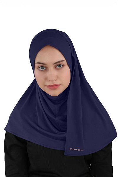 Ecardin Σάουρος από ύφασμα Navy Blue Sandy και σάλι Lycra - St 500