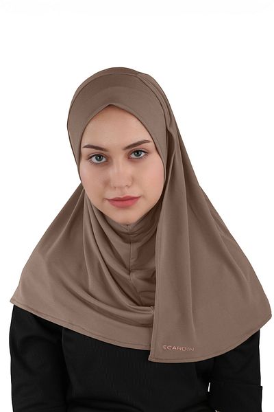 Ecardin Σάλι Dark Mink Sandy Fabric - Lycra, St 500
