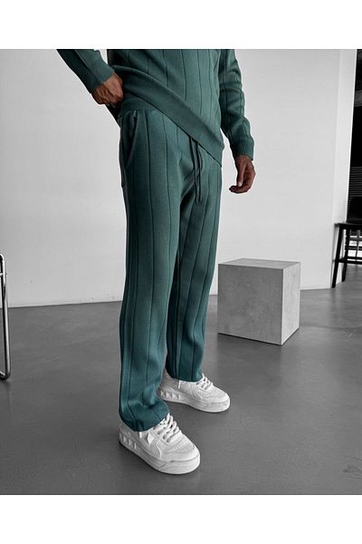 MFU collection Κοτλέ Σετ - Μοντέλο Oversize με μισό φερμουάρ