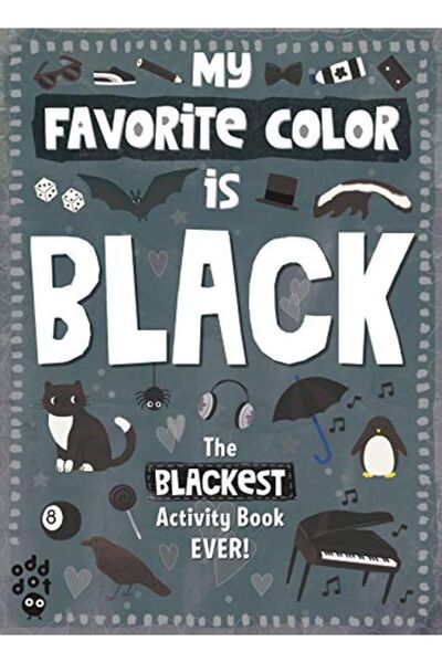 Macmillan Distribution My Favorite Color Activity Book Black