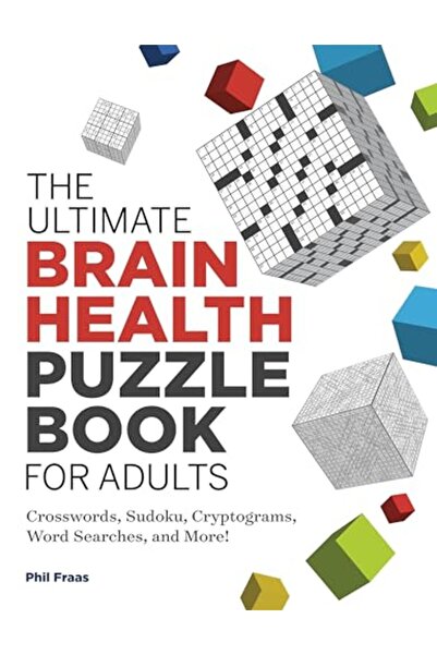 Sourcebook كتاب ألغاز صحة الدماغ النهائي للبالغين، الكلمات المتقاطعة، السودوك...