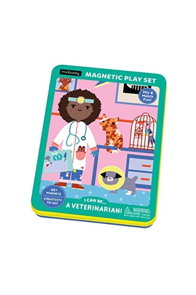 Hachette Magnet Tin Figure I Can Be A Veterinarian