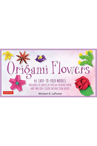 Ingram Origami Flowers Kit 41 Easytofold Models Includes 98 Sheets Of Special Origami Paper Kit With