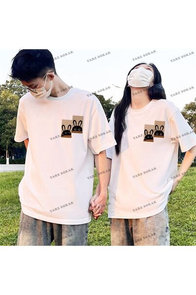 Tarzsokak New Season Tir Harajuku Style Couple Lover Couple Ρούχα - 2 Τεμάχια