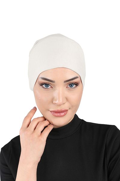 Ecardin Adjustable Comfortable Sports Breathable Fit Bonnet - St105 Cream