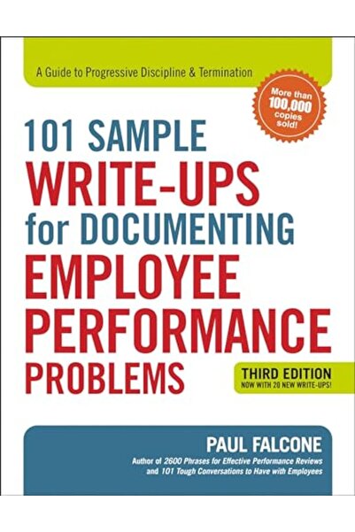 Harper Collins 101 نموذج من المقالات المكتوبة لتوثيق مشاكل أداء الموظفين دليل...