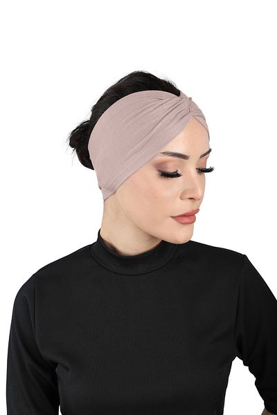 Ecardin Comfortable Cross Bandana - Smoke Rose St 055 Καπάκι