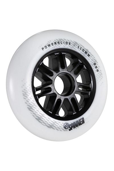 Powerslide Spinner 110/88A White 3 Pack