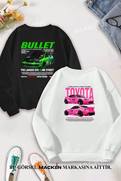 macklin Set de 2 hanorace cu imprimeu Bullet Suki BACK EVO-IX Fast and Furiou...