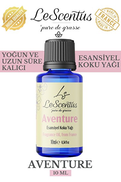 lescentus AVENTURE EsansiyelKoku Yağı Buhurdanlık Difüzör Mum Sabun Hobi Esan...