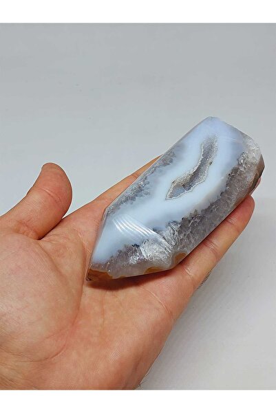 Yasamtohumu Kolekcionarski predmet od kalcedona i ahata, piramidalni šiljasti...