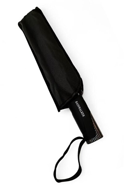 Baginn 10 Telli Tam Otomatik Şemsiye 30 Cm Boy 100 Cm Çap Siyah Renk Full Oto...