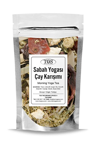 TOS The Organic Spices اليوغا الصباحية - 40 جم 1 شاي اليوغا الصباحي عالي الجودة