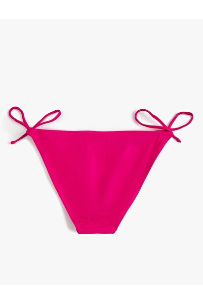 Koton Kt - Brazilian Bikini Bottom Basic with Tie-Up Detail on the Sides