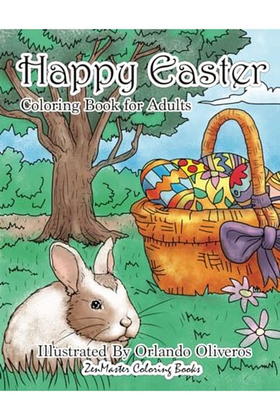 Ingram Happy Easter Coloring Book For Adults An Adult Coloring Book Of Easter With Spring Scenes Easter E
