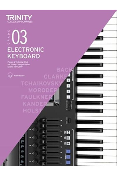 Faber Music Ltd. أجزاء امتحان لوحة المفاتيح الإلكترونية والعمل الفني بكلية ترينيتي لندن 2019-2022 الصف الثالث