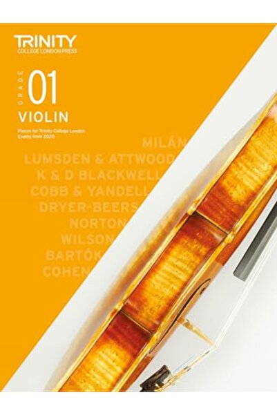Faber Music Ltd. قطع امتحان الكمان بكلية ترينيتي لندن 20202023 الصف الأول