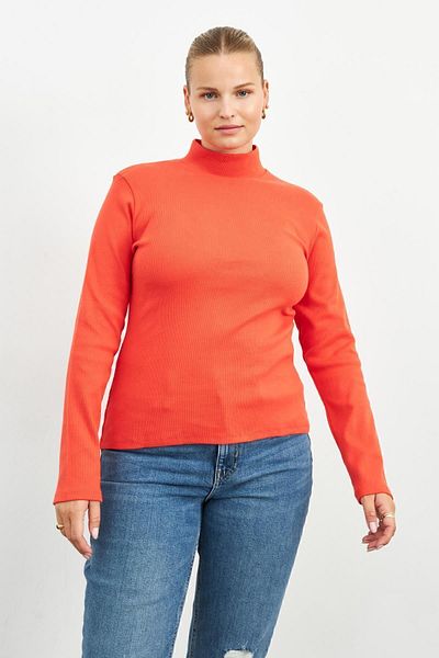Curly ORANJ COSCORSE FISHER COLLAR BLUZ