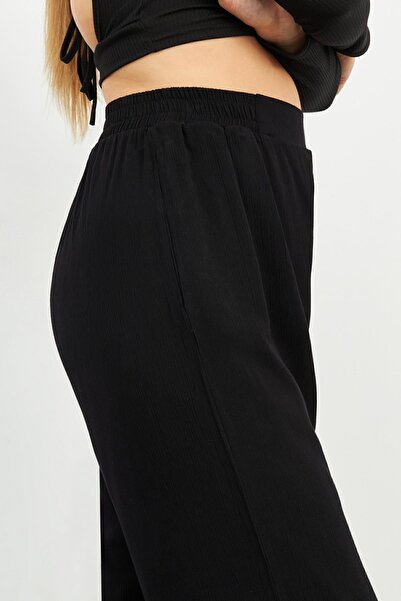 Curly BLACK KRİNKIL PANT