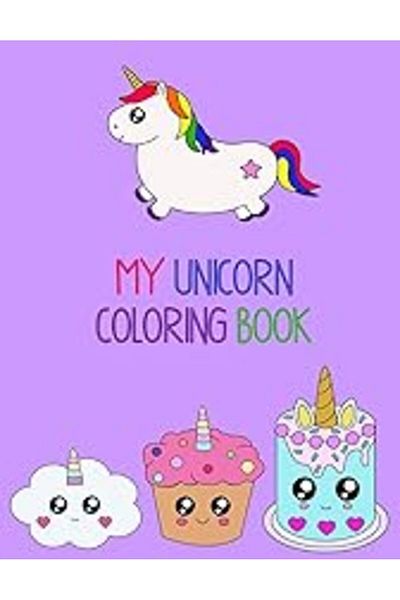 Ingram My Unicorn Coloring Book For Kids Ages 4 8 Us Edition