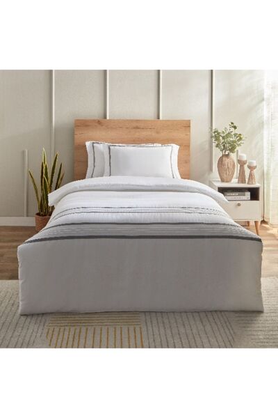 Home Box طقم لحاف مزدوج من 3 قطع من Grande Affordables - 160 × 220 سم