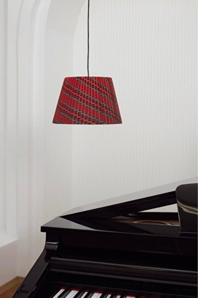 Maison Avf Ekose Modern Kumaş Özel Tasarım Avize Aydınlatma