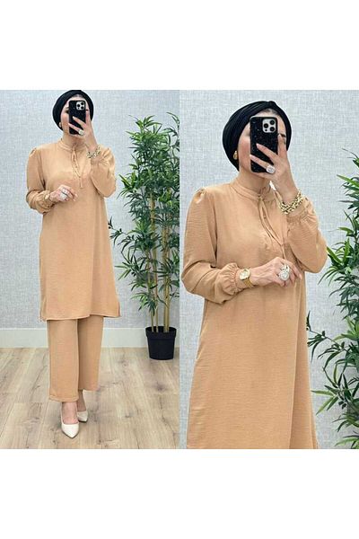 azzebutik 5630 Mi̇hra K85 Camel Set